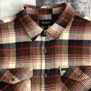 Brixton Men’s Button Down Flannel Shirt